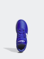 adidas Blue Hoops Trainers - Image 8 of 8