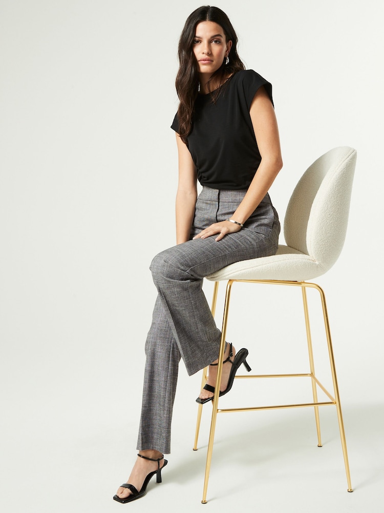 Grey Bootcut Tailored Trousers - Image 2 of 7