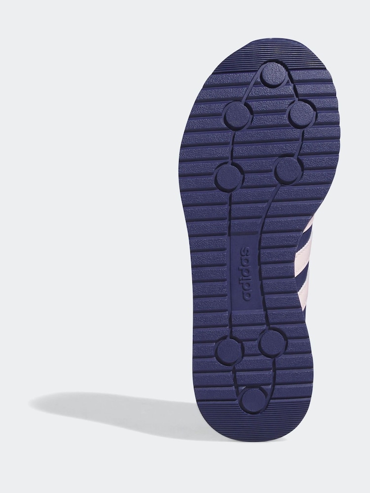 adidas Navy/White Run 72 Trainers - Image 10 of 12