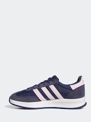 adidas Navy/White Run 72 Trainers - Image 5 of 12