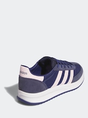 adidas Navy/White Run 72 Trainers - Image 8 of 12