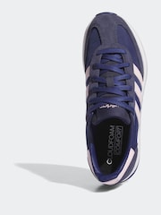 adidas Navy/White Run 72 Trainers - Image 9 of 12