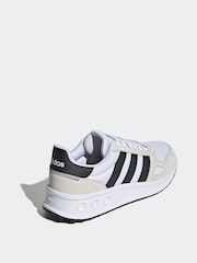 adidas White Run 84 Trainers - Image 4 of 8