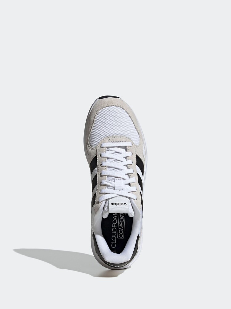adidas White Run 84 Trainers - Image 5 of 8