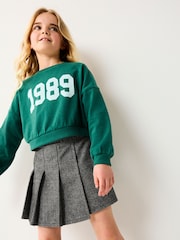Grey Check Skort (3-16yrs) - Image 1 of 8