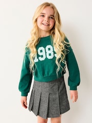 Grey Check Skort (3-16yrs) - Image 2 of 8