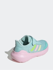 adidas Green/Pink Kids Tensaur Run 3.0 Trainers - Image 2 of 8