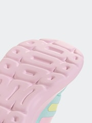 adidas Green/Pink Kids Tensaur Run 3.0 Trainers - Image 7 of 8
