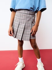 Black/White Check Skort (3-16yrs) - Image 1 of 7