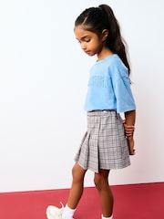 Black/White Check Skort (3-16yrs) - Image 2 of 7