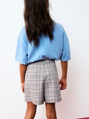 Black/White Check Skort (3-16yrs) - Image 3 of 7