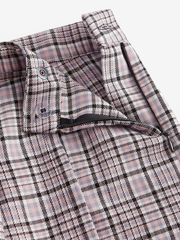 Black/White Check Skort (3-16yrs) - Image 7 of 7