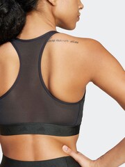 adidas Black Power Hyperglam Medium Support Bra - Image 5 of 7
