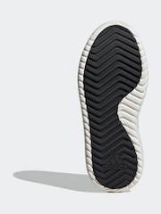 adidas Black Grand Court Platform Trainers - Image 3 of 9