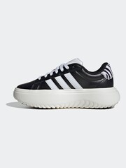 adidas Black Grand Court Platform Trainers - Image 4 of 9