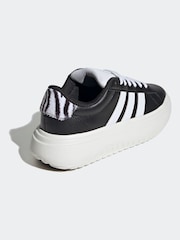 adidas Black Grand Court Platform Trainers - Image 6 of 9