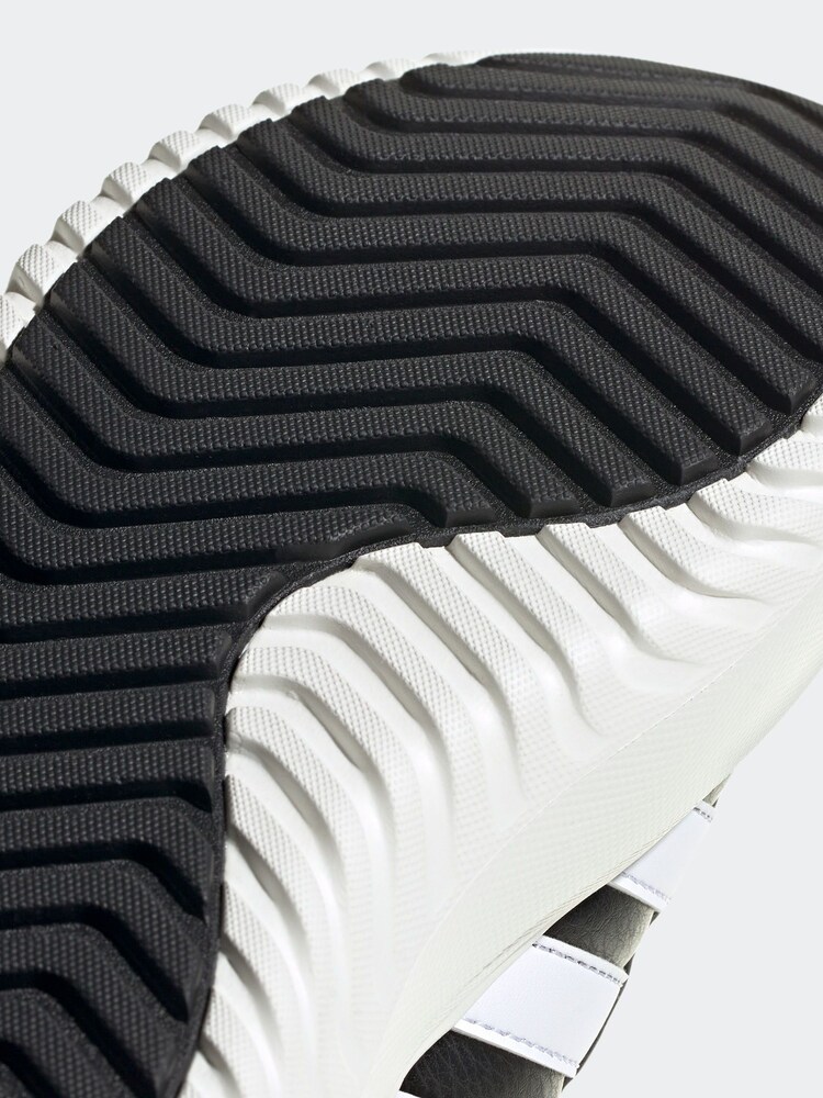 adidas Black Grand Court Platform Trainers - Image 8 of 9