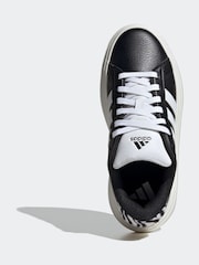 adidas Black Grand Court Platform Trainers - Image 9 of 9