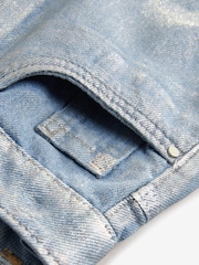 Mittelblau - Rock aus Folienmaterial mit 100 % Baumwolle (3–16 J.) - Bild 8 von 8