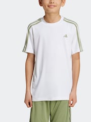 adidas Off White Sportswear Junior Train Essentials AEROREADY 3-Stripes Regular-Fit T-Shirt - Image 3 of 7
