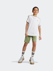 adidas Off White Sportswear Junior Train Essentials AEROREADY 3-Stripes Regular-Fit T-Shirt - Image 4 of 7