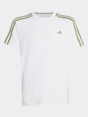 adidas Off White Sportswear Junior Train Essentials AEROREADY 3-Stripes Regular-Fit T-Shirt - Image 7 of 7