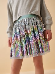 Rainbow Sequin Skirt (3-16yrs) - Image 1 of 7