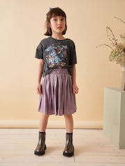 Lilac Purple Metallic Skirt (3-16yrs) - Image 1 of 7