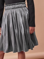 Grey Metallic Skirt (3-16yrs) - Image 1 of 5
