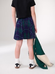 Purple Pleated Check Skirt (3-16yrs) - Image 2 of 5