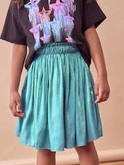 Teal Blue Metallic Skirt (3-16yrs) - Image 1 of 5