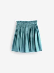 Teal Blue Metallic Skirt (3-16yrs) - Image 3 of 5