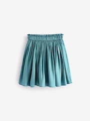 Teal Blue Metallic Skirt (3-16yrs) - Image 4 of 5