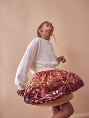 Gold Sequin Skirt (3-16yrs) - Image 4 of 7
