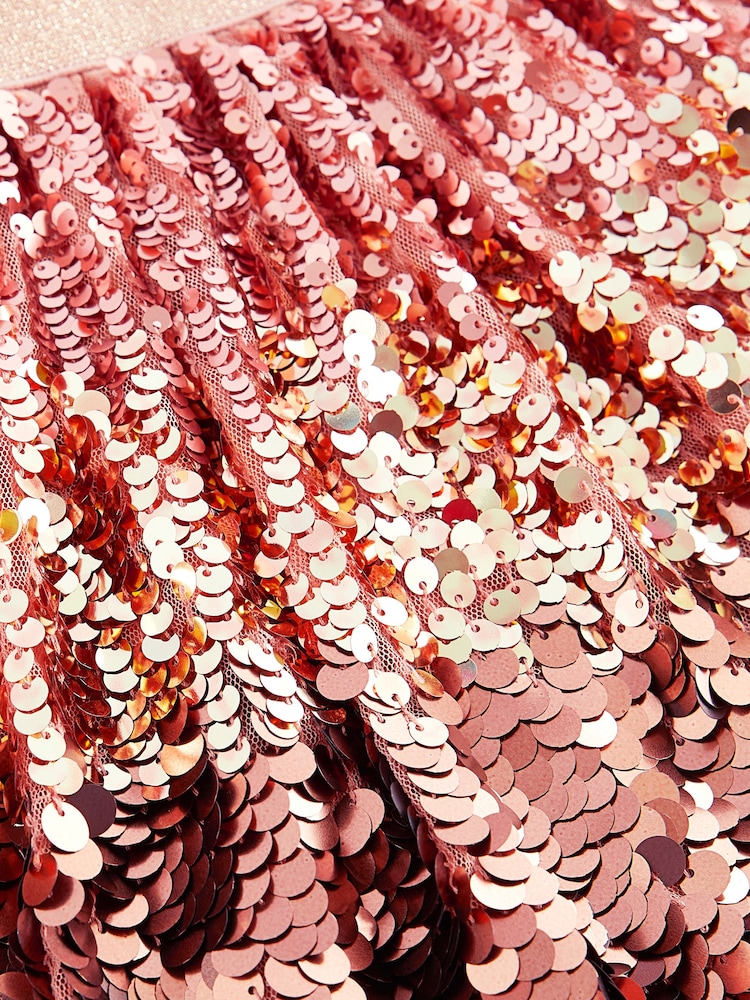 Gold Sequin Skirt (3-16yrs) - Image 7 of 7