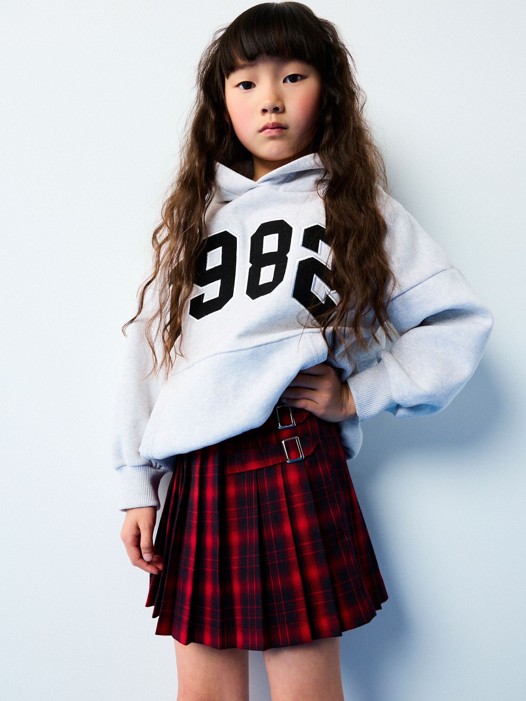 Buy Red Check Pleated Skirt 3 16yrs from Next India