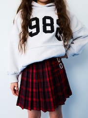 Red Check Pleated Skirt (3-16yrs) - Image 2 of 7