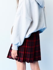 Red Check Pleated Skirt (3-16yrs) - Image 3 of 7