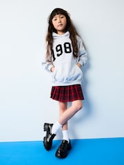 Red Check Pleated Skirt (3-16yrs) - Image 4 of 7