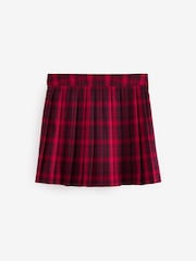 Red Check Pleated Skirt (3-16yrs) - Image 6 of 7