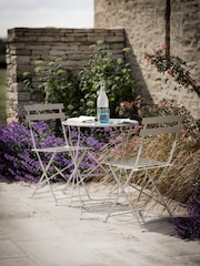 Garden Trading Natural Rive Droite Bistro Set - Image 2 of 4