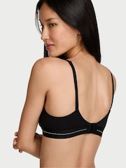 Victoria's Secret Black Full Cup Push Up Shine Logo Cotton Bra - Image 2 of 2