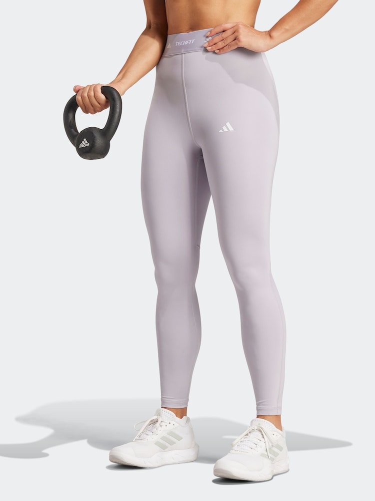 Buy adidas Grey Techfit 7/8 Leggings from the Next UK online shop