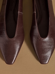 Russell & Bromley Salisbury Chisel Toe Ballet Flats - Bilde 11 av 11