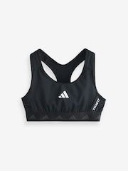 adidas Black Techfit Power React Bra - Image 1 of 1