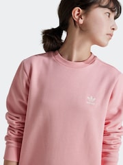 adidas Originals Pink Crew Sweatshirt - Image 3 of 6