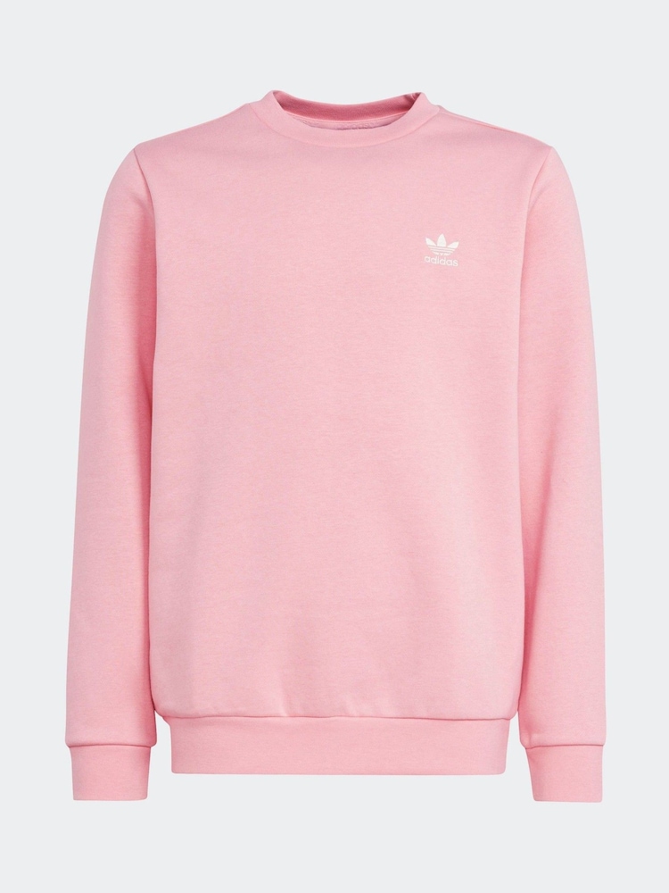 adidas Originals Pink Crew Sweatshirt - Image 6 of 6