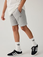 adidas originals Grey Small Trefoil Logo Shorts - Image 1 of 14