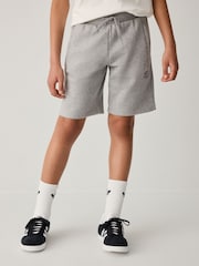 adidas originals Grey Small Trefoil Logo Shorts - Image 2 of 14