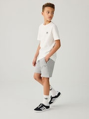 adidas originals Grey Small Trefoil Logo Shorts - Image 4 of 14